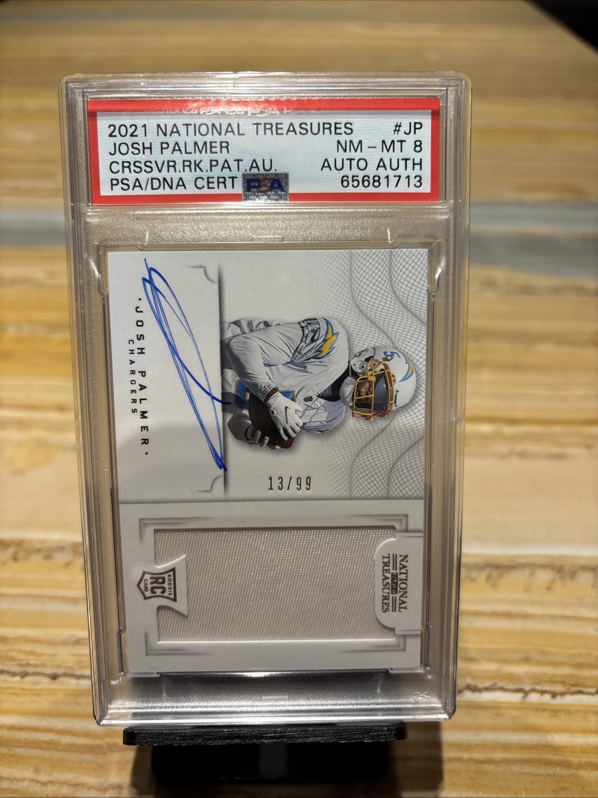 2021 National Treasures Josh Palmer Crossover RPA /99