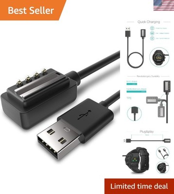 Magnetic USB Charging Cable for Suunto 9, D5, & Spartan Series - 100cm Length