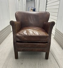 John Lewis Halo Leather Little Professor Armchair