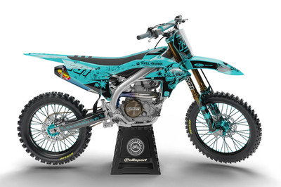 CustomMX: Grafik Kit passend für alle Yamaha YZ YZF WR WRF Modelle 85 12 250 450 426