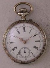 Fully Serviced 120 Years Old Le Fleuron BEAUCOURT 1900's French Pocket Watch A