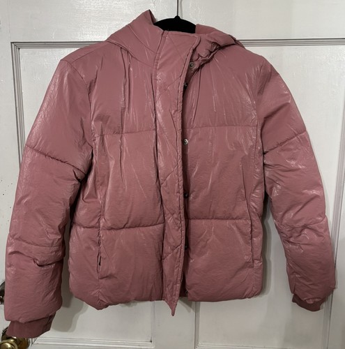 Gap Kids Girls Size Medium / 8 Pink Winter Coat With Thumb Holes