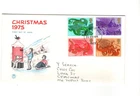 1975 CHRISTMAS - BATH CDS STUART FDC FROM COLLECTION O38