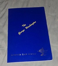 C&O RR  Chesapeake & Ohio B & O Railroad Dining Car Menu 1969  Chessie Cat