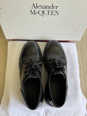 Alexander McQueen Women s Rave Oxfords, Black, Size 39