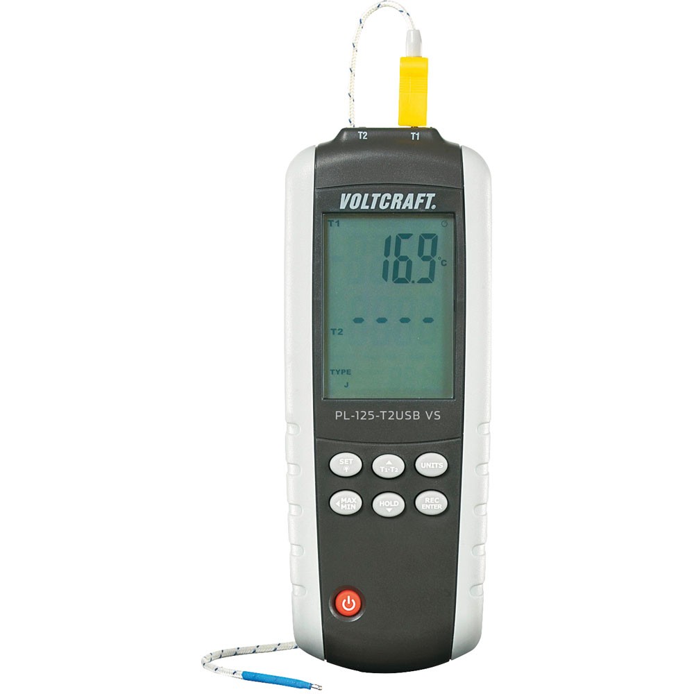 VOLTCRAFT Type K, J Digital Thermometer 2 Channel