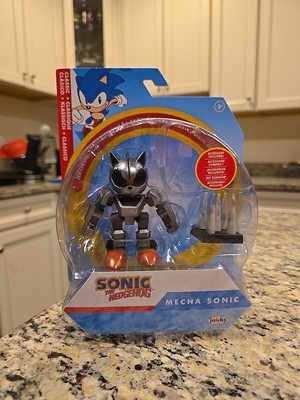JAKKS Sonic the Hedgehog MECHA SONIC with SPIKE TRAP 4'' Action Figure New in Box
