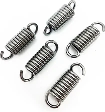 5 Pack Grip Strength Trainer Spring Replacement Stainless Steel Silver