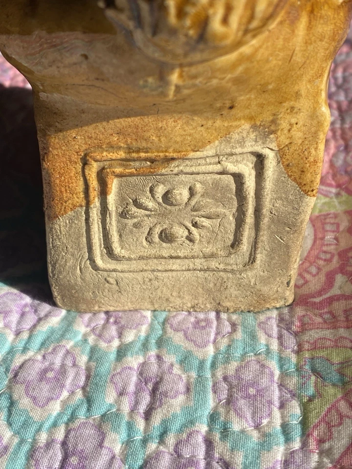 Posible incensario quemador de incienso para perro Fu Foo Fo de principios del siglo XX Temple Guardian Foto 4 de 4