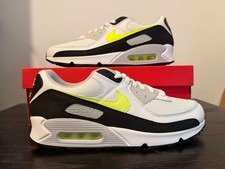 Nike Air Max 90 White Hot Lime Black CZ1846-1...