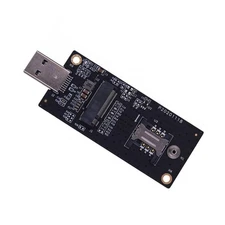 CY Adapter NGFF M.2 Key-B WWAN to USB 3.0 Adapter Riser Card with SIM Slot for 3