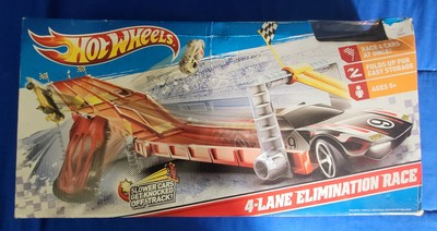 Hot Wheels Lane Elimination Race Track Hot Wheel Cars 2010
