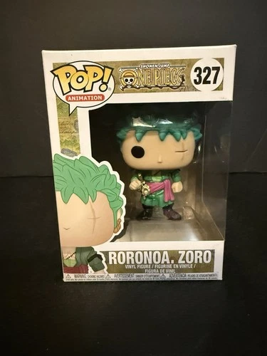 FUNKO POP ! RORONOA. ZORO 327 "JJL171206" 0G ONE PIECE RARE
