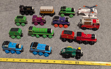 Thomas Friends 15 Wooden Railway Train Lot w/ Paint Wear