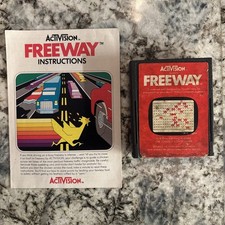 Atari 2600 Freeway Game Cartridge Vintage 1981 WITH Manual