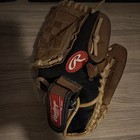 Rawlings Player Series 12.5" Left Hand Leather Basket Web Glove Brown/Black — photo 1