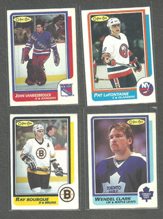 1986 87 OPC hockey CARD LOT 130 CARDS