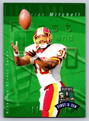1997 Playoff First & Ten #238 Brian Mitchell