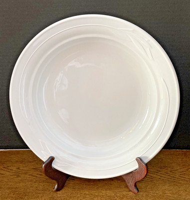 VTG White Corning Ware L-23 ELEGANCE 11-3/4'' Round Serving / Pasta Bowl MINT