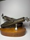 Unique Metal & Wood Pair Of Vintage Golf Bags And Clubs Bookends — photo 2