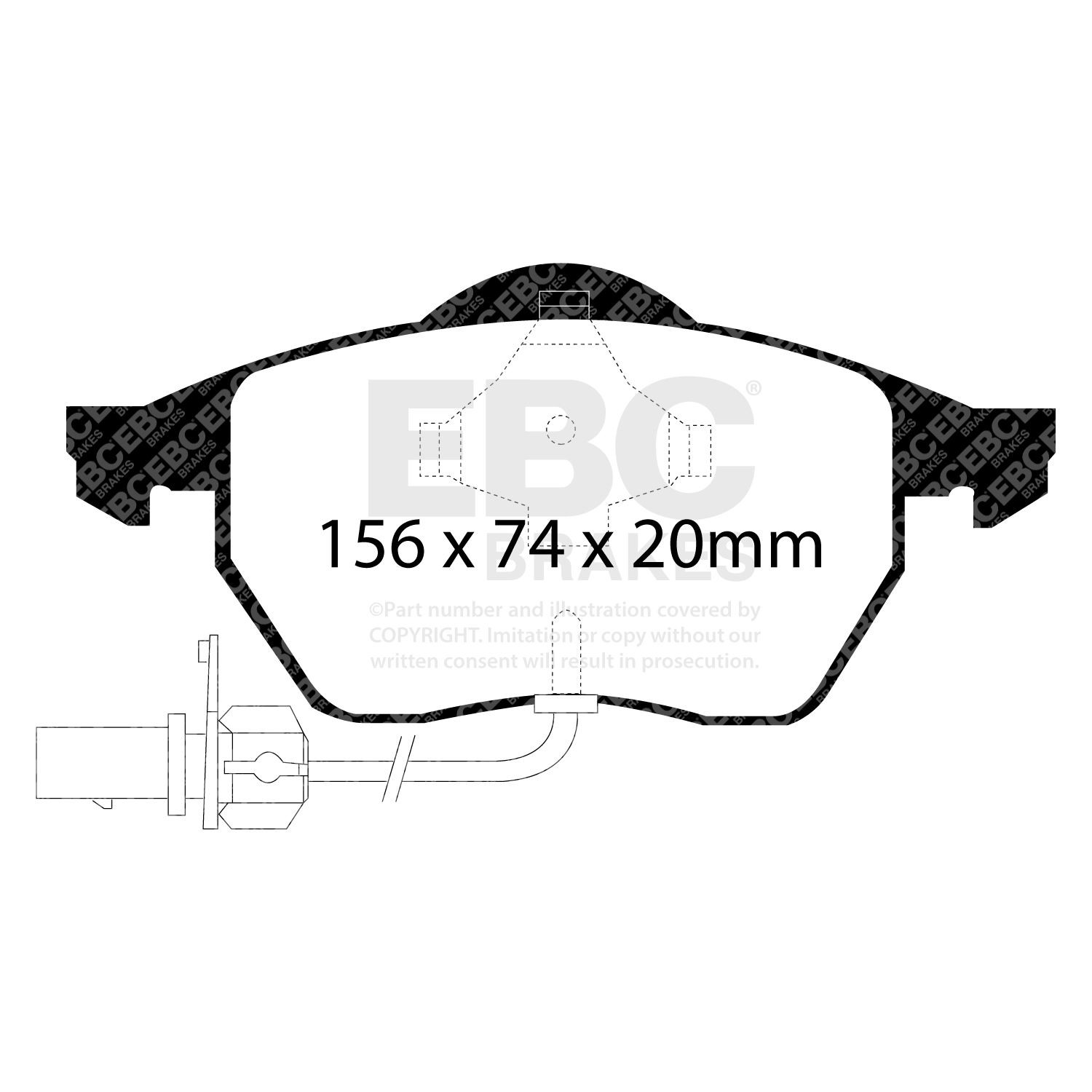 EBC DP21114 BRAKE PAD SET DISC BRAKE Front