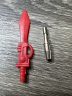 1985 G1 Transformers Dinobot SLUDGE Sword + Missile Original Replacement Parts