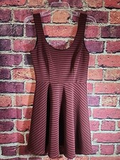 3 Hearts Mini Dress Striped Sz M C78