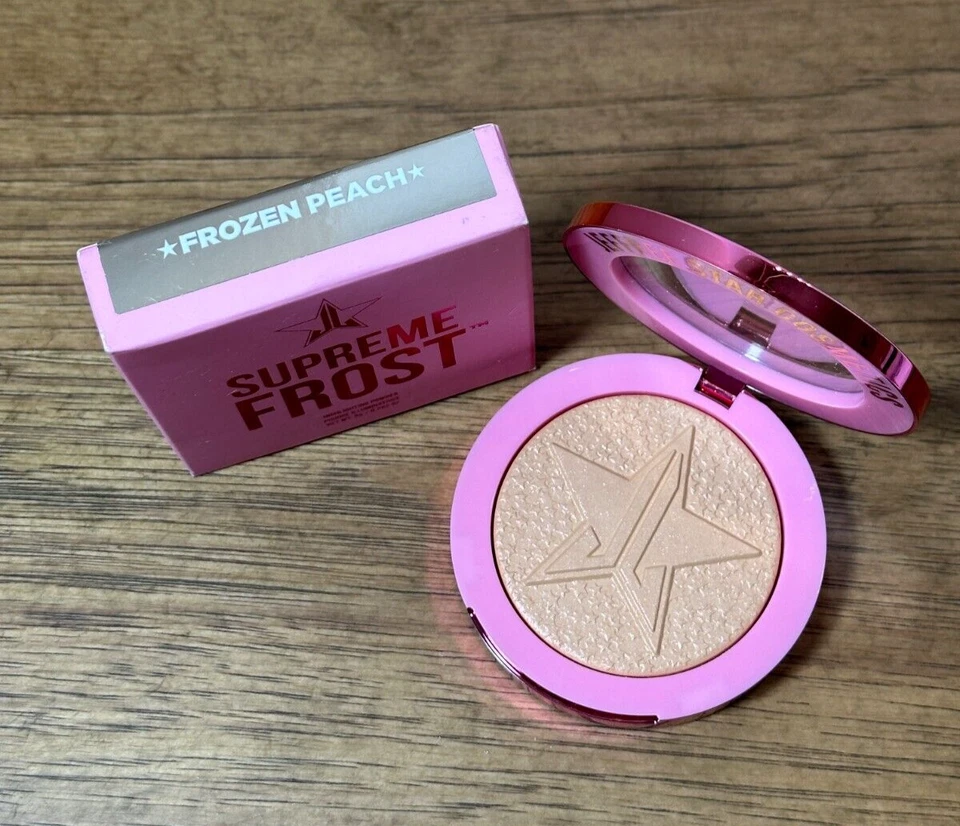 Jeffree Star Cosmetics Highlighter Powder Supreme Frost Frozen Peach NIB - Image 4 of 4