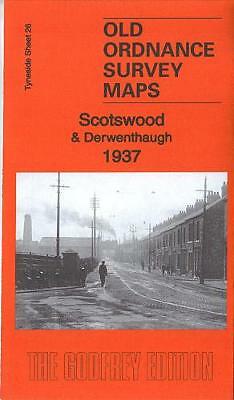 MAP OF Scotswood & Derwenthaugh 1937: Tyneside Sheet 17c by Alan Godfrey NEW
