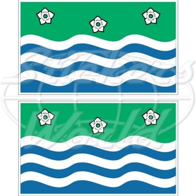 Friesland Frisia Flag Bumper Sticker - Netherlands Dutch Vinyl Decal, 4 Inch, Waterproof (Includes 2 Bonus Stickers) - View #3