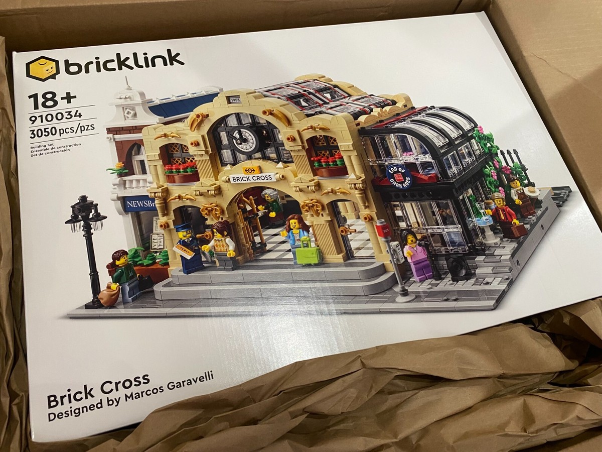 NEW! Limited LEGO Brick Cross Train Station (910034) Bricklink 