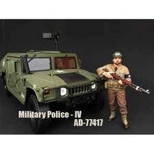 WWII MILITARY POLICE FIGURE IV FOR 1:18 SCALE MODELS BY AMERICAN DIORAMA 77417
