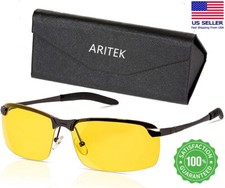 HD Polarized Day  Night Vision glasses for Men Women Driving Aviator sunglasses