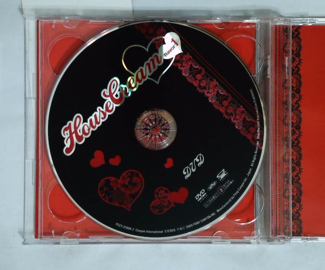 Various Artists - HouseCream flavor.1 PCCY-01906 JAPAN CD+DVD OBI