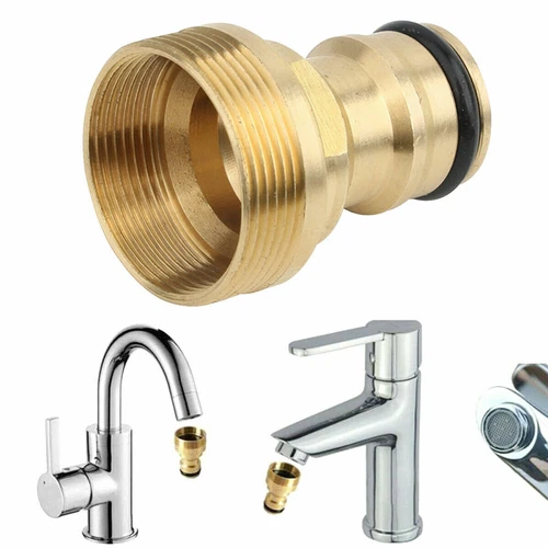 Universal Kitchen Tap Thread Connector Mixer Garden Hose Adaptor Faucet Fitting - Picture 8 of 8