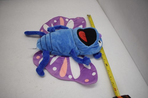 Kids Hand Puppet Animal Plush Hand Puppets Soft Blue Butterfly Hand Puppet - Picture 7 of 7