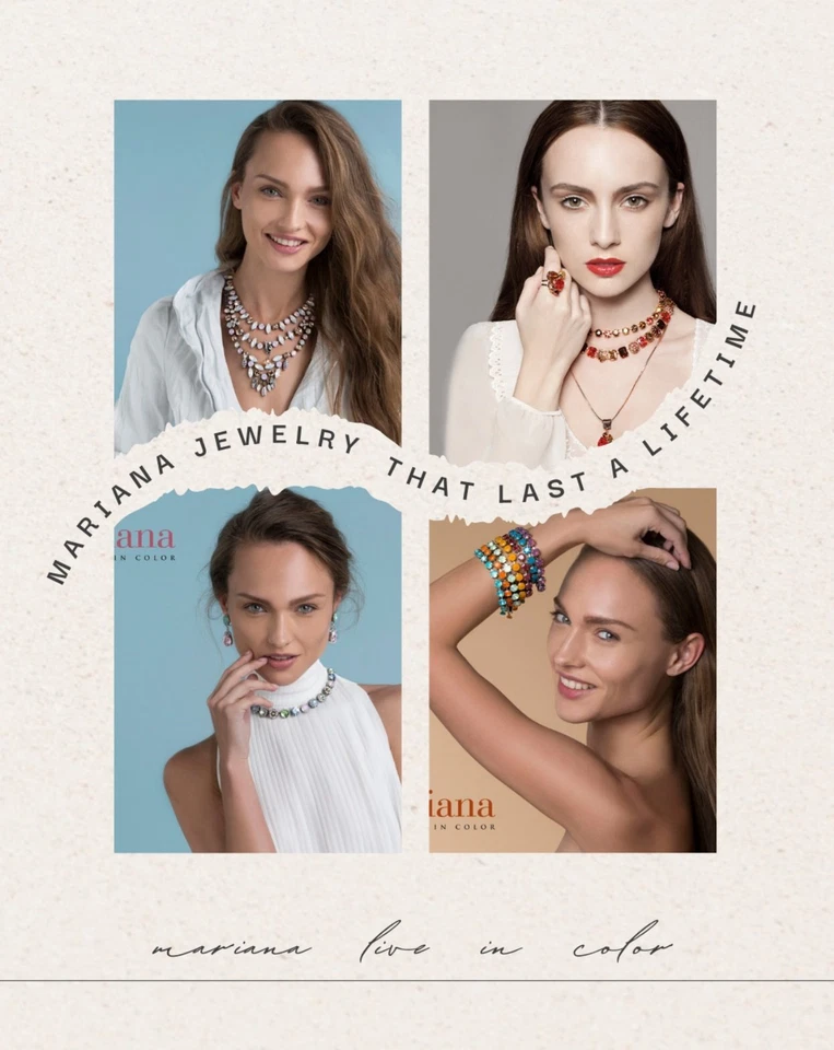 Браслет от Mariana женщина шикарный сапфир и Монтана синий кристаллы Swarovski - Изображение 4 из 4