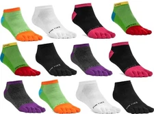 18 pairs Men or Womens Toe socks random colors Five Finger separate toe socks