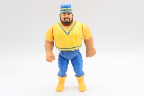 WWF Akeem Hasbro Wrestling Figure WWE WCW 1990 Ser...