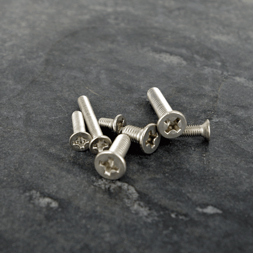 M3/3mm A2 Stainless Steel Pozi Countersunk Machine Screws/Posi Csk Bolts - Picture 2 of 2