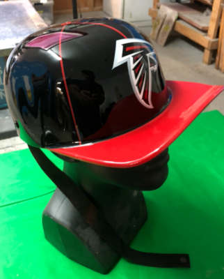 custom painted novelty motorcycle helmets Atlanta Falcons Custom Painted Motorcycle Rider Novelty Helmets-XXL