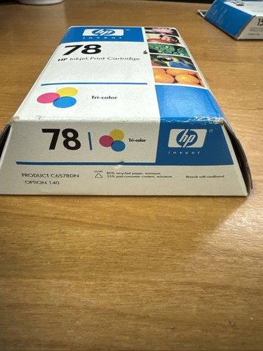 HP 78 (C6578DN) Tri-Color Printer Ink Cartridge NEW Genuine HP Deskjet 2008 - Photo 2/5