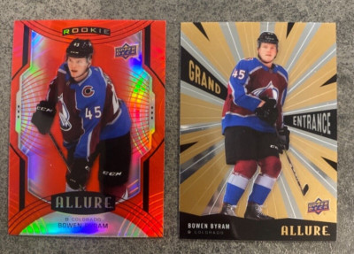 bowen byram sp rookie red rainbow variation grand entrance sabres allure