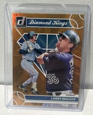 2023 Donruss Diamond Kings Orange Holo #29 Larry Walker Rockies