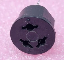 Lot of 2 – Amphenol -78-S3S – 3 Pin Socket Miniature Connector,  New Vintage