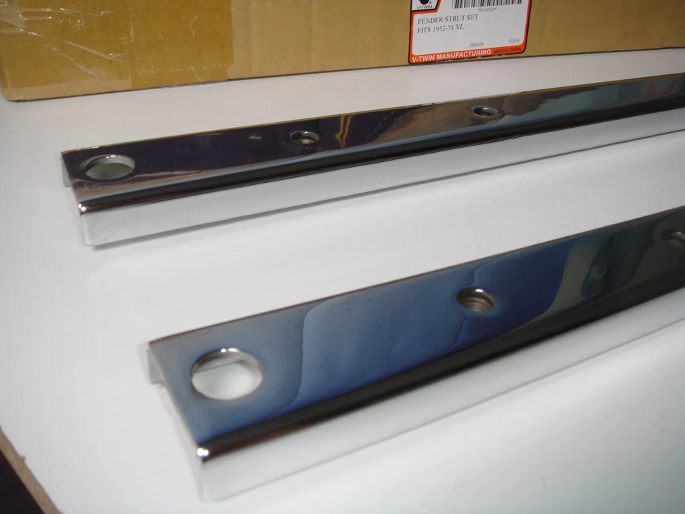 Puntales de guardabarros trasero Harley XL Ironhead Hugger Roadster 1952-78 V-Twin 50-0929 O2 Foto 2 de 4