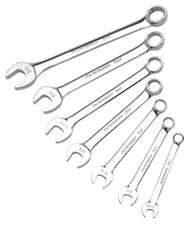 PERFORMANCE TOOL 7 PC SAE POLISH CMB WRENC W30200