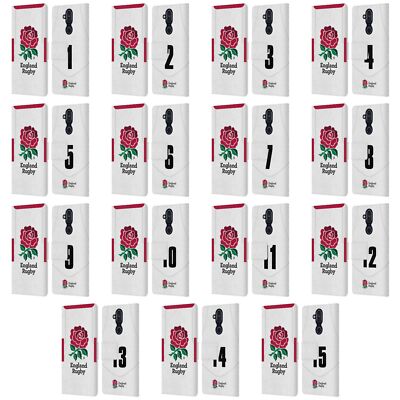 ENGLAND RUGBY UNION 2020/21 PLAYERS HOME KIT LEATHER BOOK CASE FOR NOKIA PHONES