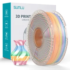 【BUY 10 PAY 6】SUNLU 1.75MM SILK Shiny PLA+ Filament 1KG Spool Dual/Tri/Rainbow