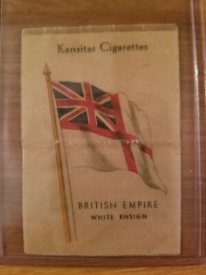 kensitas cigarettes silk flags KENSITAS CIGARETTES SILK FLAG 2 1/8